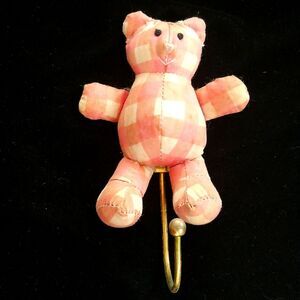3 For $12 Sale! Pink Teddy Decor Hook